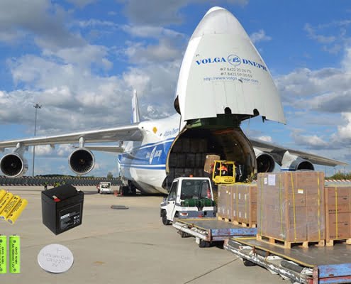 حمل و نقل باتری از چین از راه هوایی