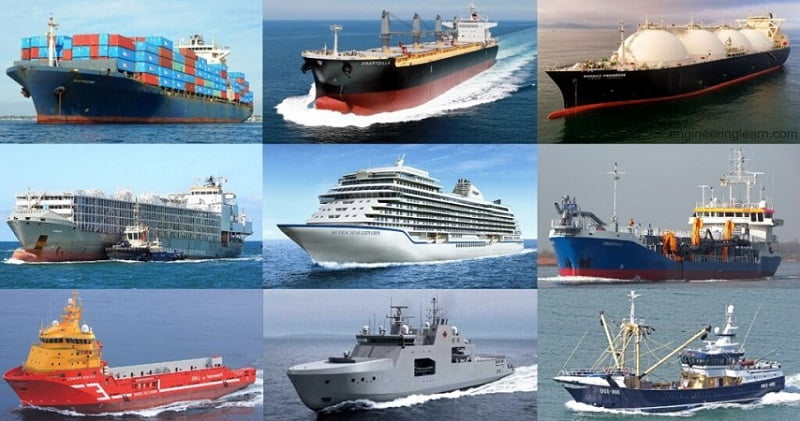 انواع کشتی باربری